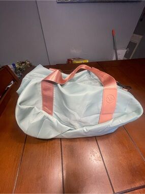 AK Mint and Pink Weekend Travel Duffle